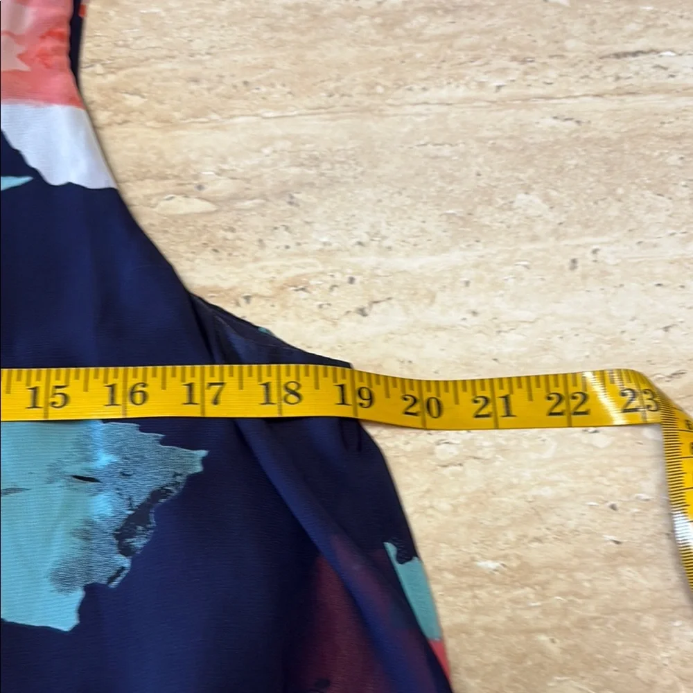 NWOT Floral Sleeveless Dress, measurement in photos, absolutely no flaws. - Picture 7 of 11